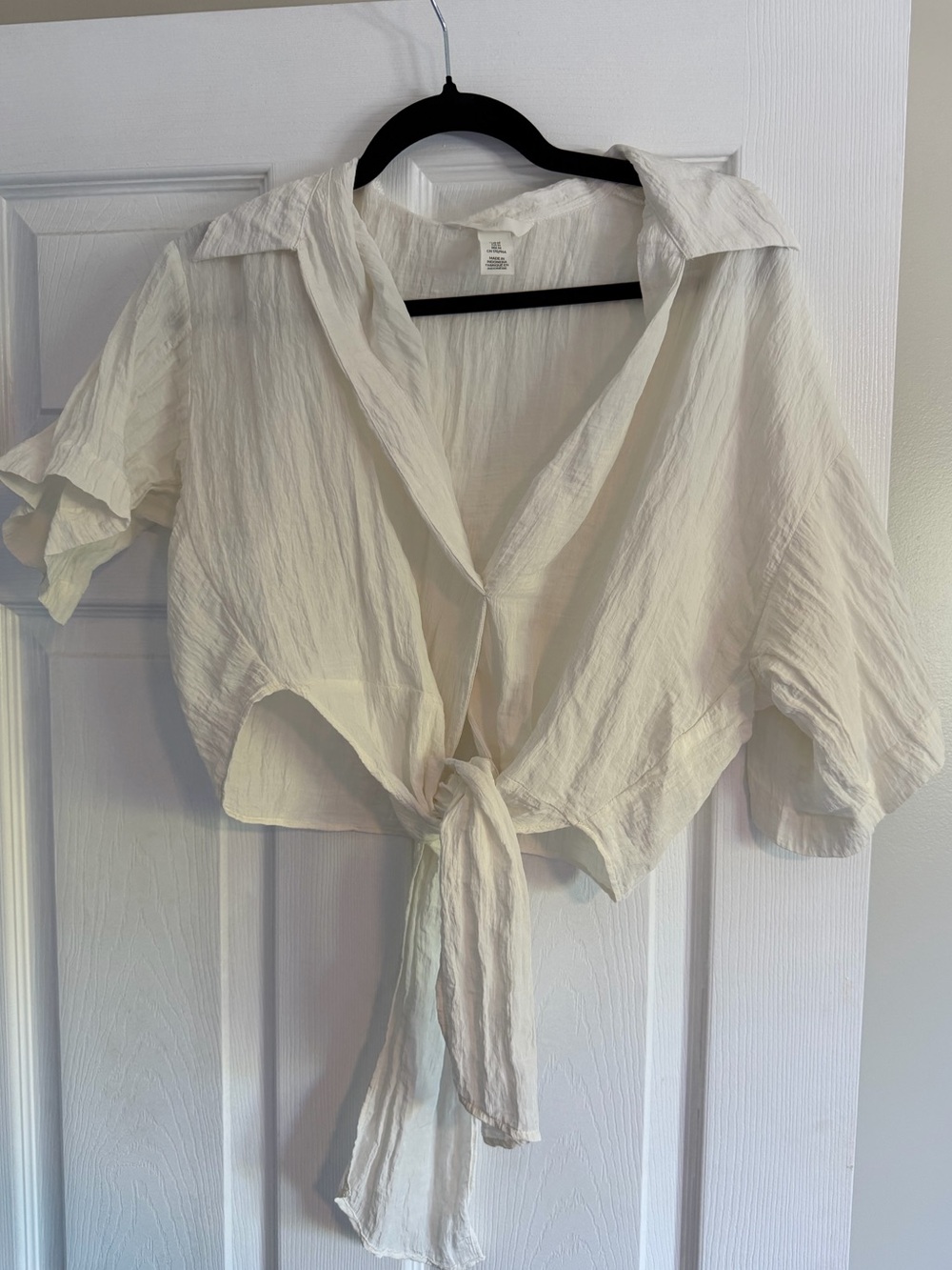 H&M Front-Tie Summer Blouse